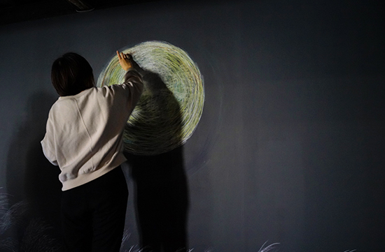 広島大学 スマート町屋プロジェクト
古民家の壁に黒板を作るWorkshop